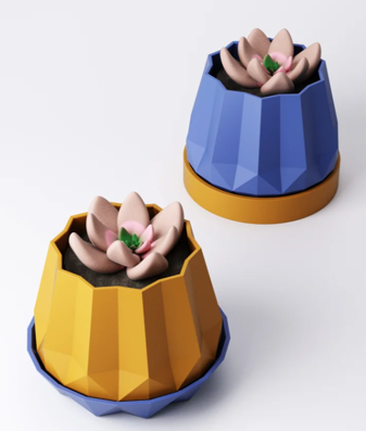 گلدان هندسی مدل 1