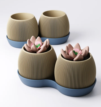 جا گلدان دوقلو مدل 1